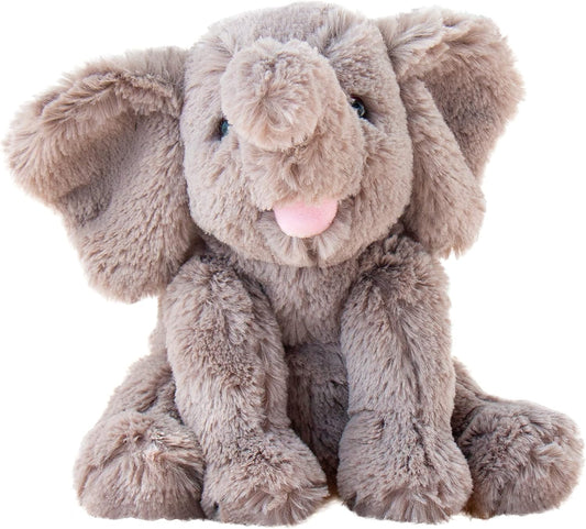 Cute Elephant Plush Toy – Soft Grey Stuffed Animal